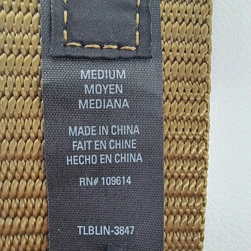 5.11 Tactical Traverse Double Buckle Belt Men's Medium Battle Brown Nylon 59510